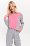 HN3077İki Renkli Sweatshirt