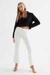 HN3454Beli Lastikli 3 İplik Örme Pantolon