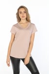 HN378V Yakalı Basic T-shirt
