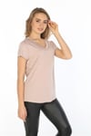 HN378V Yakalı Basic T-shirt