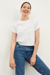 HN3898Kadın Bisiklet Yaka Kısa Kol Önleri Taş El İşlemeli Spor Şık kısa Boy Örme Pamuk Crop T-shirt