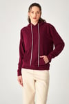 HN3952Kadın İp Detaylı Kapüşonlu Cepli Sweatshirt