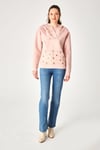 HN3966Taş Detaylı Kapüşonlu Sweatshirt
