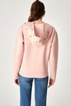 HN3966Taş Detaylı Kapüşonlu Sweatshirt