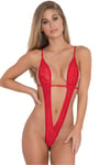 Babydoll-NightLight Kırmızı Dantel Fantazi Babydoll 9001