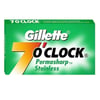 GILLETTE 7O'CLOCK PERMASHARP STAINLESS ÇİFT KENAR TIRAŞ JİLETİ 10LU
