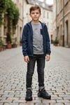 Buckhead Napolyon 3055 Siyah Outdoor Ortopedik Su Geçirmez Günlük Erkek Çocuk Spor Ayakkabı
