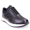 Dagoster DMA08-1061 Siyah Ortopedik Günlük Slip On  Erkek Deri Ayakkabı
