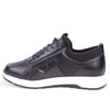 Dagoster DMA08-1061 Siyah Ortopedik Günlük Slip On  Erkek Deri Ayakkabı