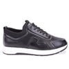 Dagoster DMA08-1061 Siyah Ortopedik Günlük Slip On  Erkek Deri Ayakkabı