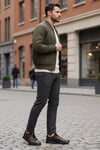 Dagoster DMA08-610 Kahve Ortopedik Günlük Slip On  Erkek Deri Ayakkabı
