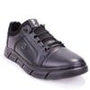 Dagoster DMA08-610 Siyah Ortopedik Günlük Slip On  Erkek Deri Ayakkabı