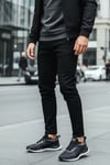 Dagoster DMA75-26307 Siyah Ortopedik Günlük Erkek Spor Ayakkabı