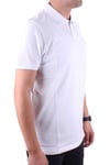 Dagoster DMG23-231319 Beyaz Günlük Yarım Patlı Pike Polo Yaka Erkek Tişört