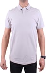 Dagoster DMG23-231319 Gri Günlük Yarım Patlı Pike Polo Yaka Erkek Tişört