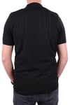 Dagoster DMG23-511228 Siyah Günlük Fermuarlı Polo Yaka Erkek Tişört