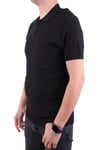 Dagoster DMG23-511231 Siyah Günlük Polo Yaka Erkek Tişört