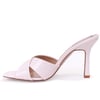 Dagoster DZA07-11363064 Ten Rugan 10 cm İnce Topuklu Abiye Kadın Terlik