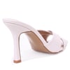 Dagoster DZA07-11363064 Ten Rugan 10 cm İnce Topuklu Abiye Kadın Terlik