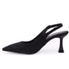 Dagoster DZA07-1143750 Siyah 7,5 cm İnce Topuklu Abiye Kadın Ayakkabı