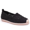 Dagoster DZA07-115526380 Siyah Triko Günlük Espadril Kadın Ayakkabı