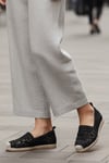 Dagoster DZA07-115526380 Siyah Triko Günlük Espadril Kadın Ayakkabı