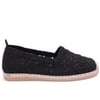 Dagoster DZA07-115526380 Siyah Triko Günlük Espadril Kadın Ayakkabı