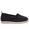 Dagoster DZA07-115526380 Siyah Triko Günlük Espadril Kadın Ayakkabı