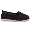 Dagoster DZA07-115526703 Siyah Triko Günlük Espadril Kadın Ayakkabı