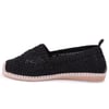 Dagoster DZA07-115526703 Siyah Triko Günlük Espadril Kadın Ayakkabı