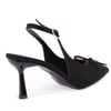 Dagoster DZA07-12042727 Siyah 8 cm İnce Topuklu Abiye Kadın Ayakkabı
