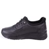Dagoster DZA07-122044644 Siyah Ortopedik Günlük Deri Kadın Ayakkabı