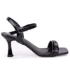 Dagoster DZA07-1296153 Siyah Rugan 8 cm İnce Topuklu Klasik Kadın Ayakkabı