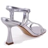 Dagoster DZA07-33709 Gümüş 9 cm İnce Topuklu Klasik Kadın Ayakkabı