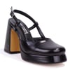 Dagoster DZA07-337560 Siyah 10 cm Kalın Topuklu Platform Kadın Ayakkabı