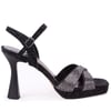 Dagoster DZA07-337650 Siyah 10.5 cm Kalın Topuklu Platform Kadın Ayakkabı
