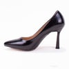 Dagoster DZA07-388451 Siyah Rugan 9 cm İnce Topuklu Stiletto Kadın Ayakkabı