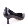 Dagoster DZA07-388499 Siyah Rugan 6 cm İnce Topuklu Stiletto Kadın Ayakkabı