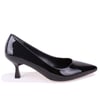 Dagoster DZA07-388499 Siyah Rugan 6 cm İnce Topuklu Stiletto Kadın Ayakkabı