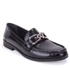 Dagoster DZA07-6826186 Siyah Rugan Günlük Loafer  Kadın Ayakkabı