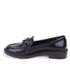 Dagoster DZA07-863701 Siyah Günlük Loafer  Kadın Ayakkabı