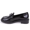 Dagoster DZA07-863705 Siyah Rugan Günlük Loafer  Kadın Ayakkabı