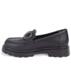 Dagoster DZA07-90830 Siyah Günlük Loafer  Kadın Ayakkabı