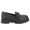 Dagoster DZA07-90830 Siyah Günlük Loafer  Kadın Ayakkabı