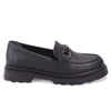 Dagoster DZA07-90834 Siyah Günlük Loafer  Kadın Ayakkabı