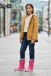 İgor W10207 Splash Nautico Borreguito Fuşya Ortopedik Kürklü Kız Çocuk Yağmur Çizme