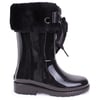 Igor W10239 Campera Charol Soft Siyah Ortopedik Kız Çocuk Yağmur Çizme