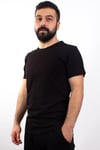 TWİSTER JEANS 1828 SİYAH BİSİKLET YAKA ERKEK T-SHİRT