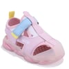 Vicco Live 332B525Y217 Pudra Ortopedik Günlük Işıklı Kız Çocuk Spor Sandalet