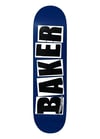 Baker 8.125 Brand Logo Nvy Skateboard Deck 